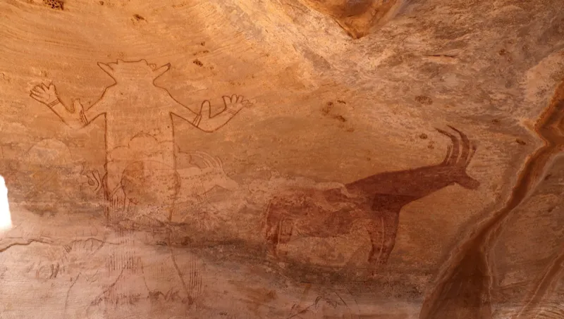 Paysage désertique du Tassili n'Ajjer à Djanet